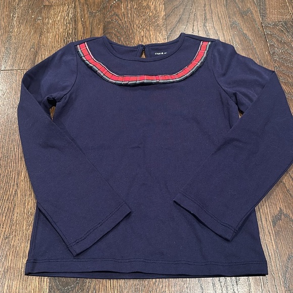 Size 5 Janie and Jack holiday shirt - Picture 3 of 6